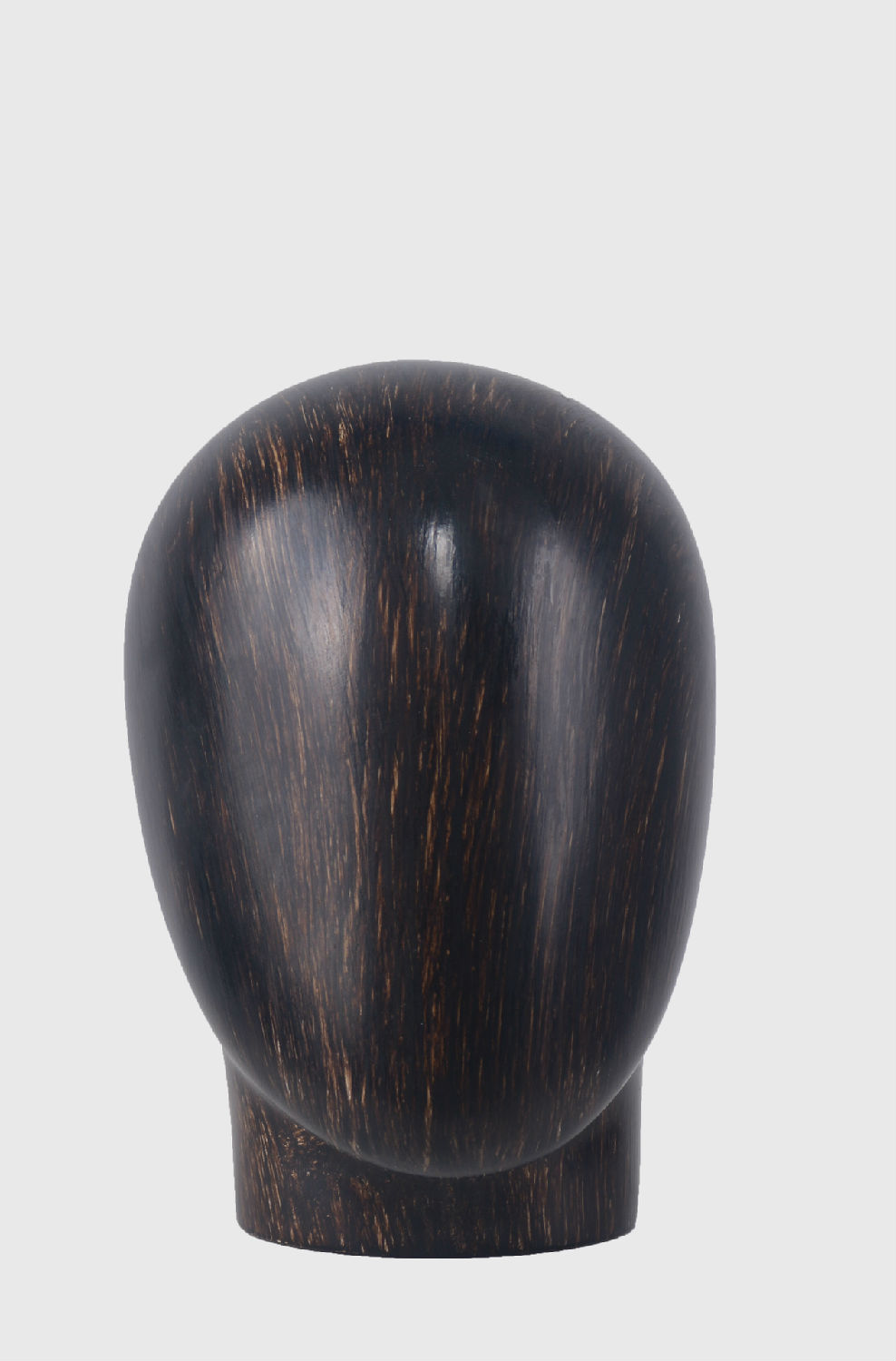 蛋头黑色木纹橱窗陈列展示帽子模特头