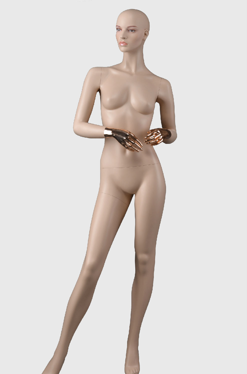 气质淑女站姿模特女全身 玻璃钢人体模特 服装店模特道具