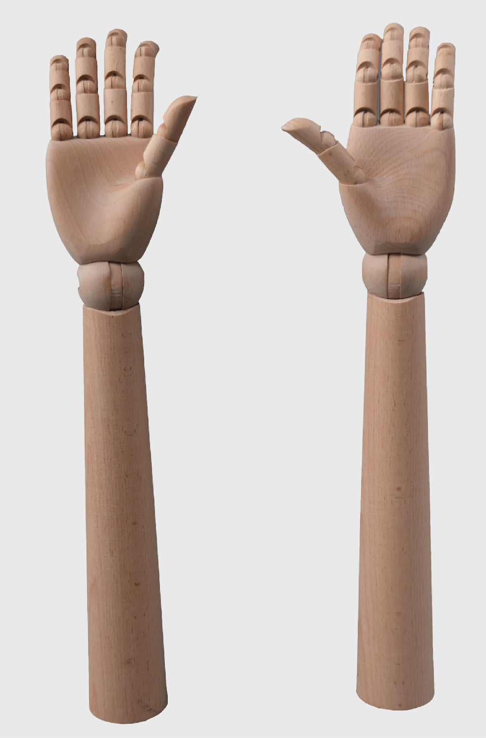 左右手原木手臂 手模展示模特道具