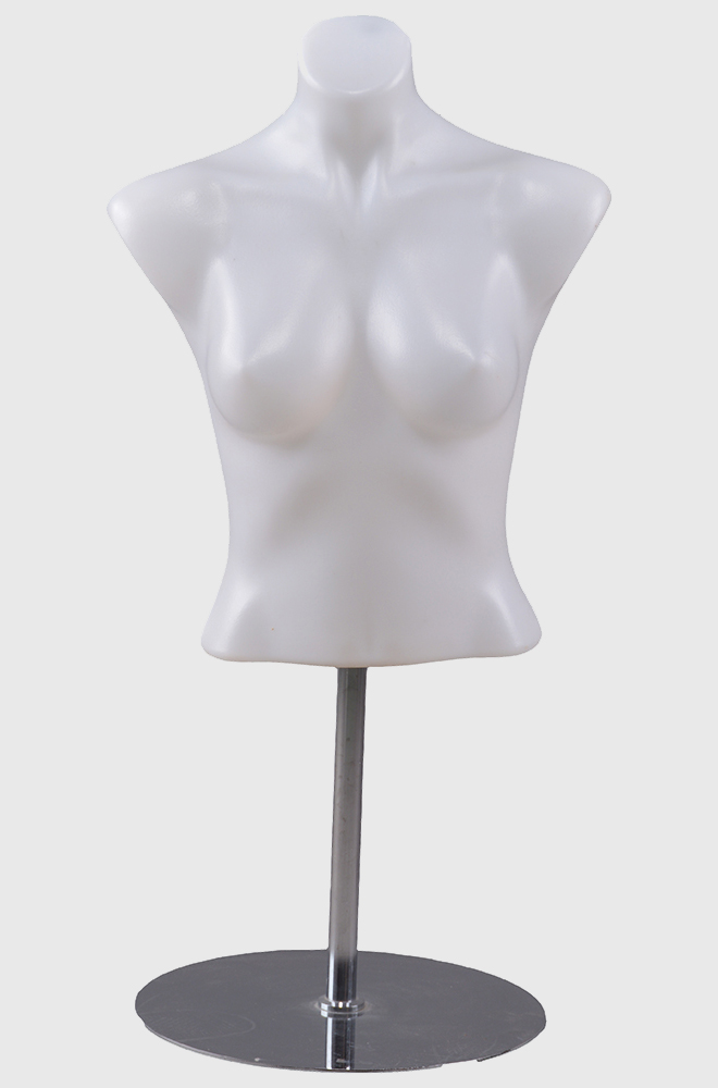 PC塑胶展示文胸女半身内衣模特道具