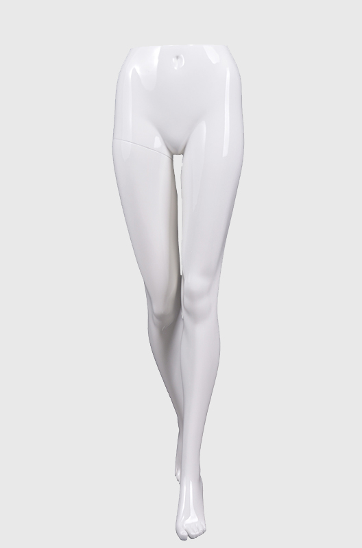 女下半身裤模白色玻璃钢人体展示道具
