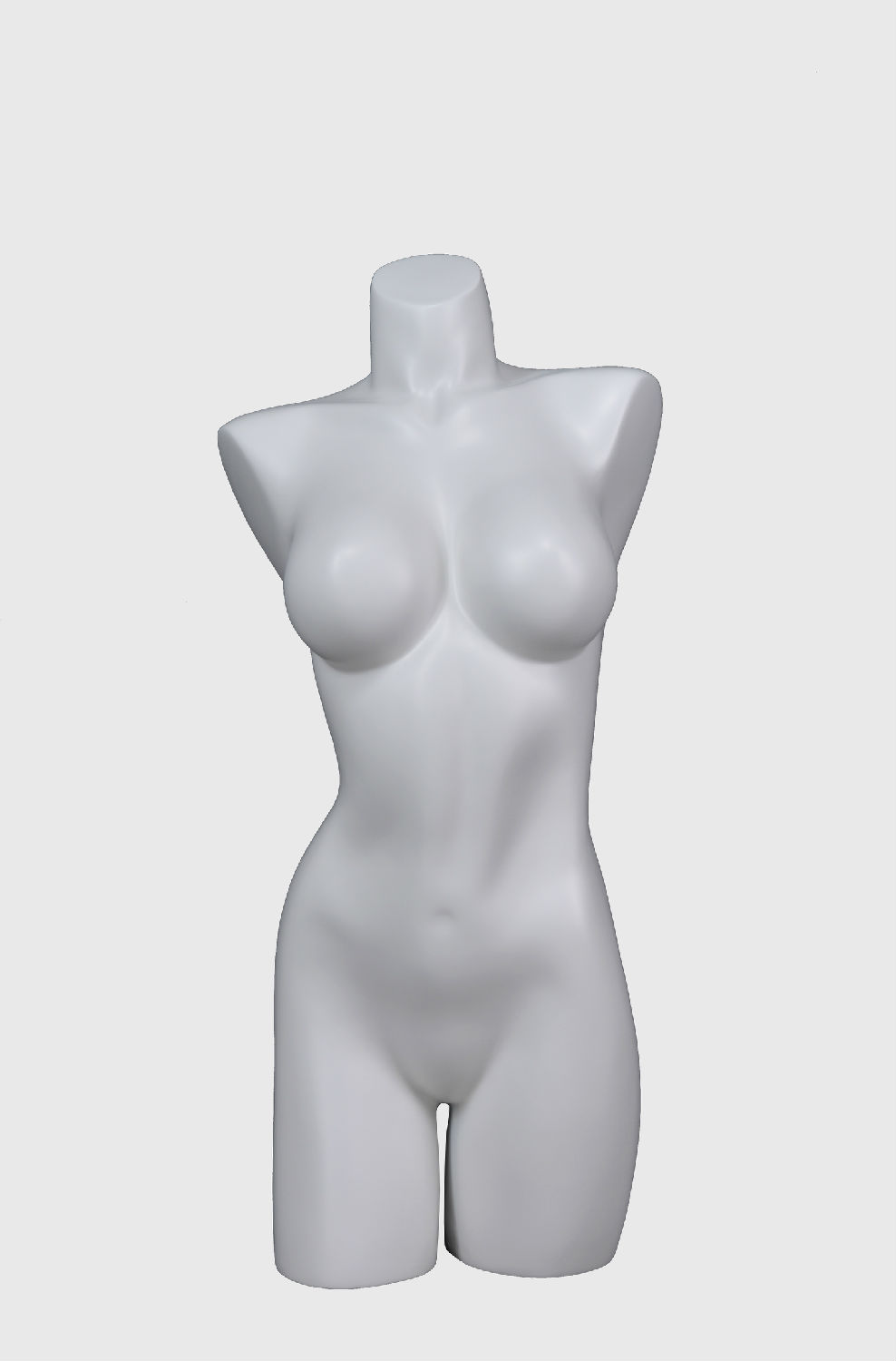 女半身胸膜内衣模特道具哑光白展示架
